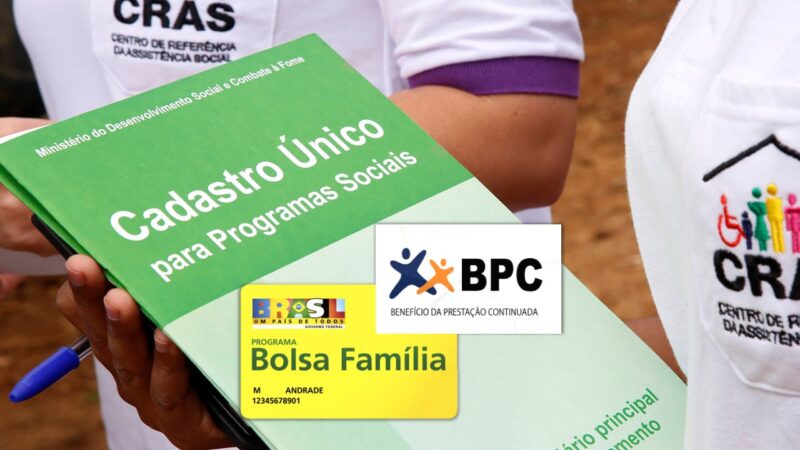Bolsa Família BPC e Tarifa Social alguns dos programas para inscritos no Cadastro Único