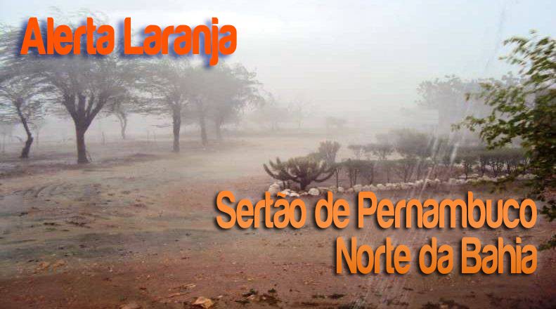 Chuva Sertão Pe e Norte BA