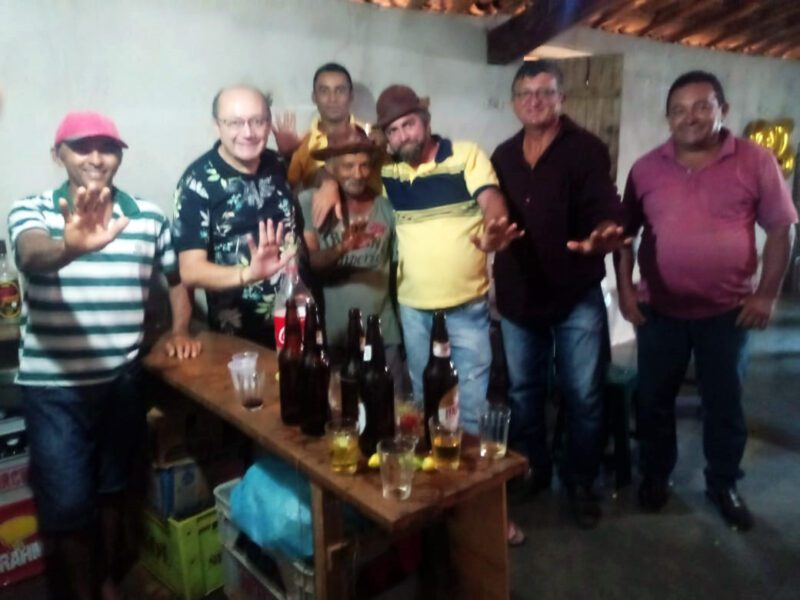 Arlei de Basto com Pedro Gildevan