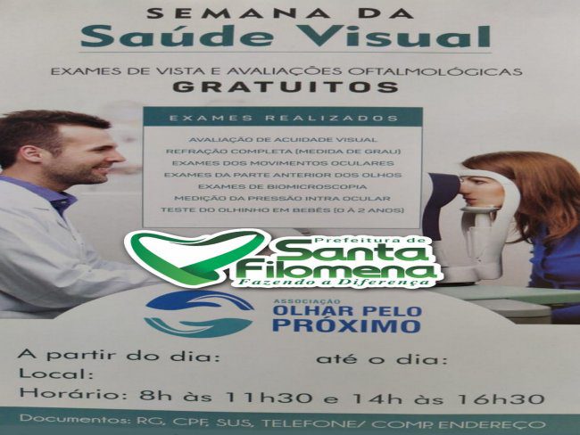 Suspeita de fraude no Programa de Saúde Visual da Prefeitura de Santa Filomena