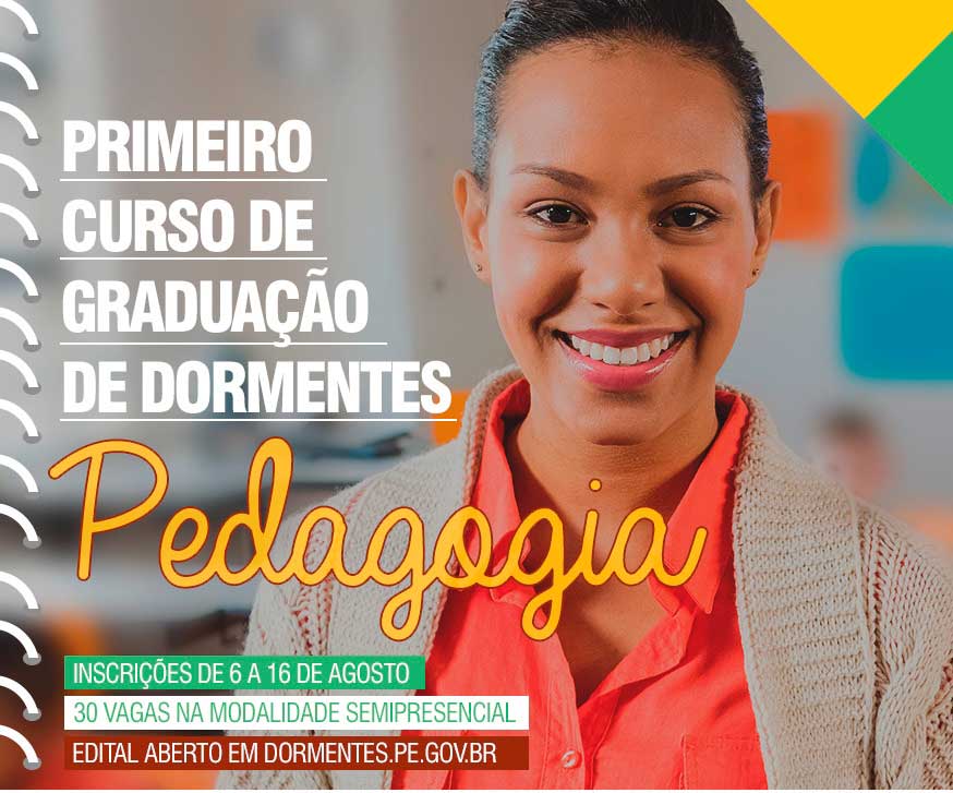 Primeiro curso de graduação em pedagogia de Dormentes está com matrículas abertas