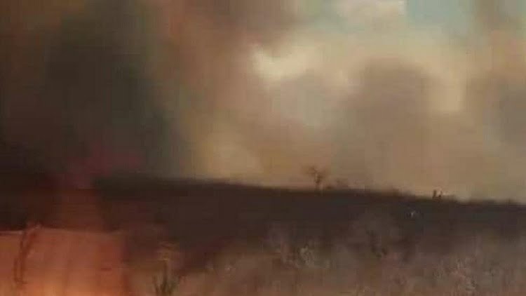 Incêndio de grande proporção destrói caatinga e ameaça comunidades no interior de Dormentes