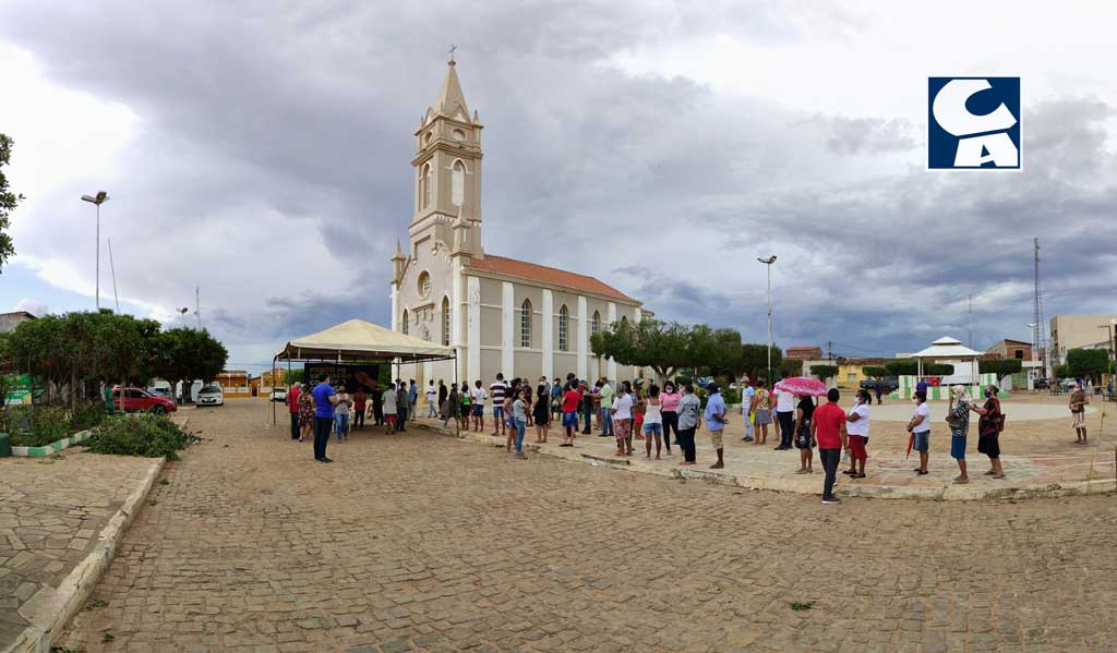 Vacinação de Santa Filomena avança para idosos a partir de 65 anos