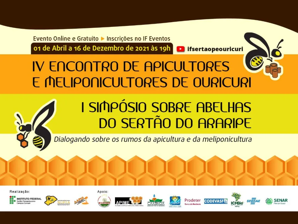 IF Sertão-PE realizará mais uma edição do tradicional Encontro de Apicultores de Ouricuri