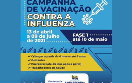 Santa Filomena inicia Campanha de Vacinação conta a Influenza