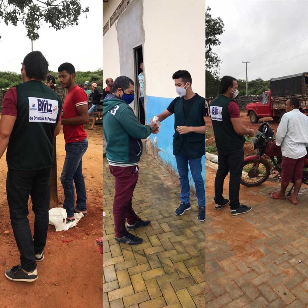 Blitz educativa orienta população sobre cuidados contra o coronavírus em Santa Cruz 2 Blitz educativa santa cruz