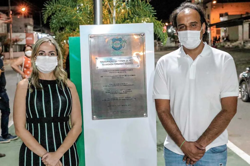 Prefeito Ricardo Ramos inaugura primeira etapa da Av. Fernando Bezerra em Ouricuri