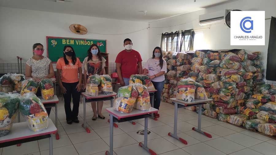 Prefeitura de Santa Filomena inicia entrega dos kits de alimentos 'Prato Cheio'