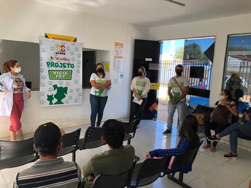 Projeto Vigia Pet: Dormentes realiza consulta e testagens de cães e gatos nesta sexta (27) 5 EQUIPE APRESENTOU O PROJETO NAS UNIDADES DE SAUDE DA SEDE E INTERIOR 2