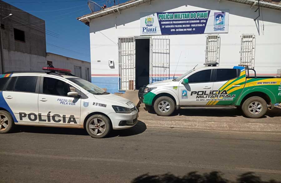 Policias Civil e Militar de Santa Filomena e Betânia-PI prendem 2 indivíduos do distrito de Socorro por crime de furto 2 Presos por furto distrito de Socorro