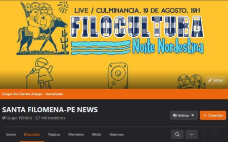 Projeto Cultural FiloCultura mobiliza Facebook em Santa Filomena!