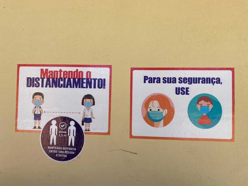 Josimara e Corrinha visitam escolas municipais para conferir seguramça e dar boas-bindas aos estudantes 4 WhatsApp Image 2021 08 03 at 15.51