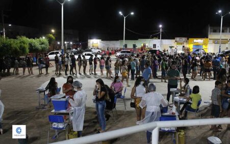 Na véspera do aniversário da cidade, Santa Filomena realiza festa de imunização com adolescentes a partir de 15 anos