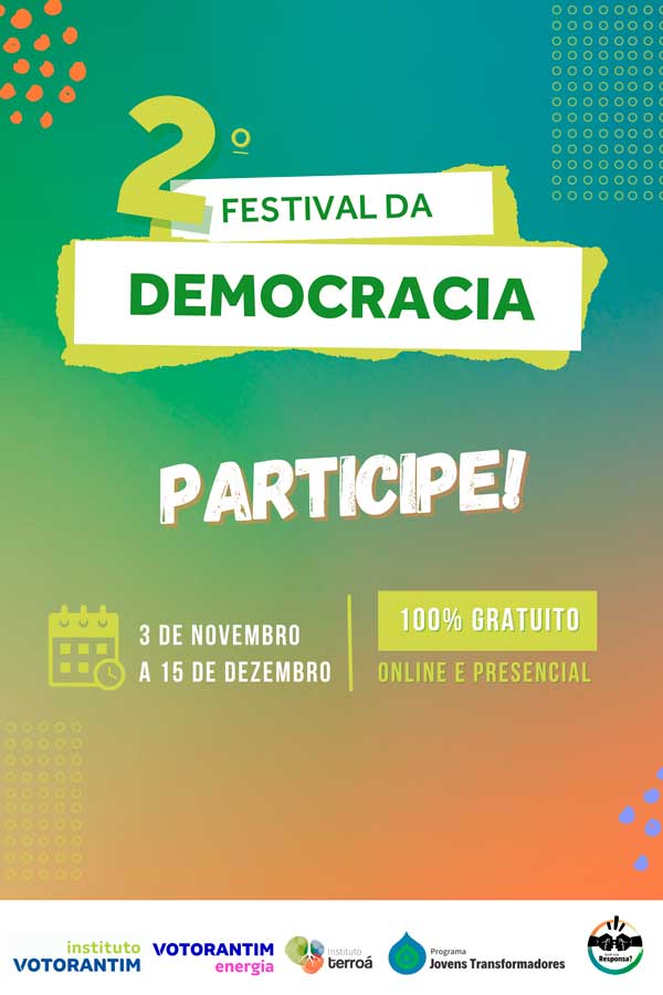 Festival da Democracia incentiva atividades e debates para a juventude da Serra do Inácio