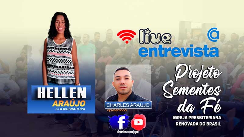 Live entrevista com Hellen Araújo e convidadas; hoje, 19h