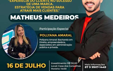 Vem ai, II Encontro de Empreendedores de Santa Filomena; realização: Matheus Madeiros; parceria Prefeitura