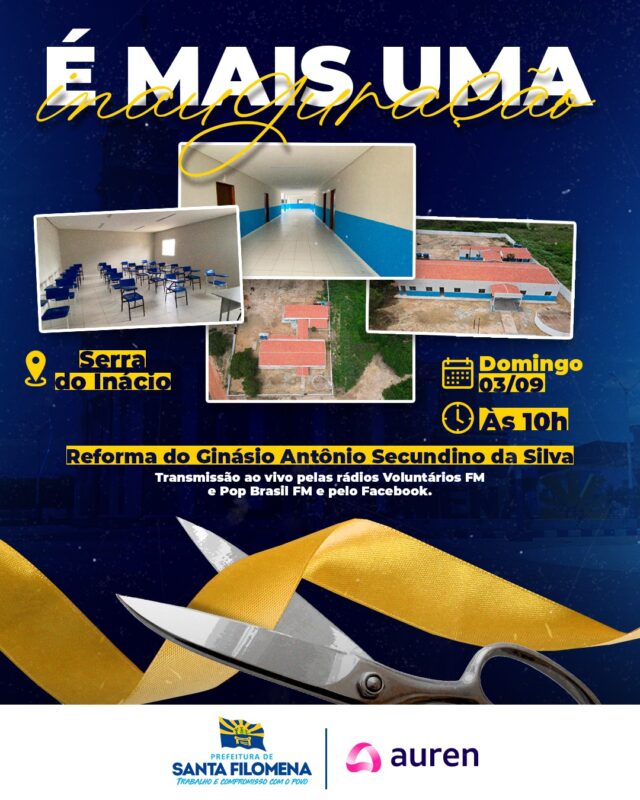Prefeito de Santa Filomena inaugura mais uma reforma de Escola domingo (3) na Serra do Inácio 2 Imagem do WhatsApp de 2023 08 28 as 15.04.25