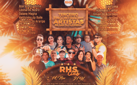 Fazem parte do palco do Terceiro Encontrão no RHS Club, 15 Artistas de Santa Filomena