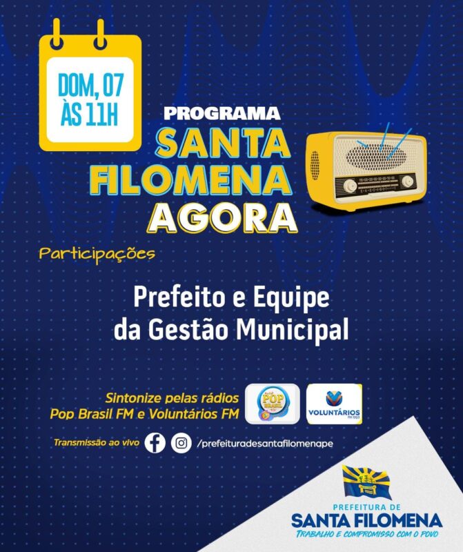Santa Filomena Agora apresenta as últimas notícias da gestão municipal e metas para 2024 2 12d878ab 45ab 4c7f ae22 0a8aa4a83cdd