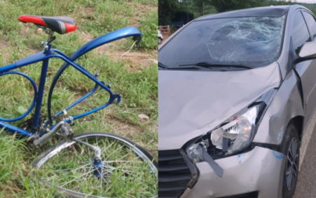 Adolescente de 12 anos morre atropelado ao atravessar BR-316, ema Ouricuri (PE), de bicicleta