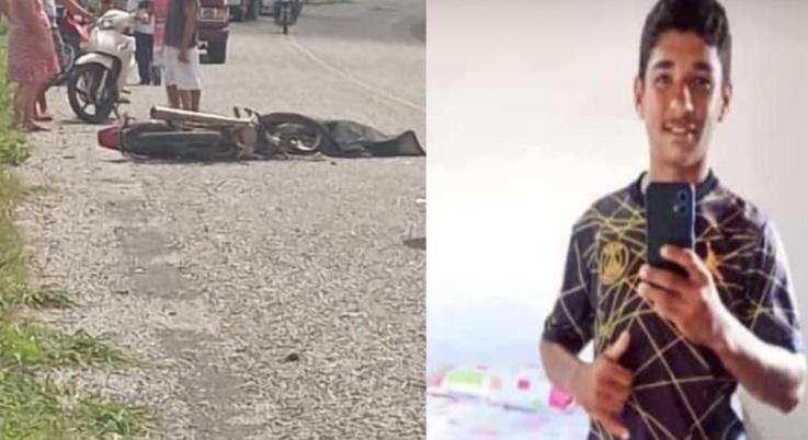 Acidente entre moto e caminhão deixa um morto na PE-635, em Dormentes (PE)