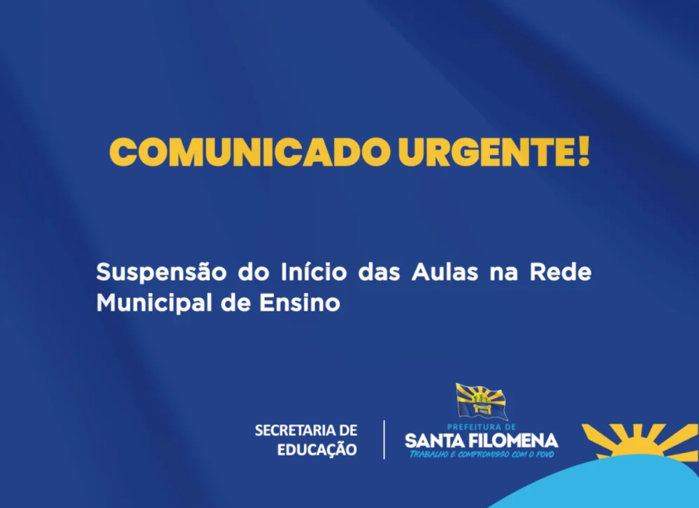 Santa Filomena (PE) suspende início das aulas na rede municipal, devido o acúmulo de chuvas no município