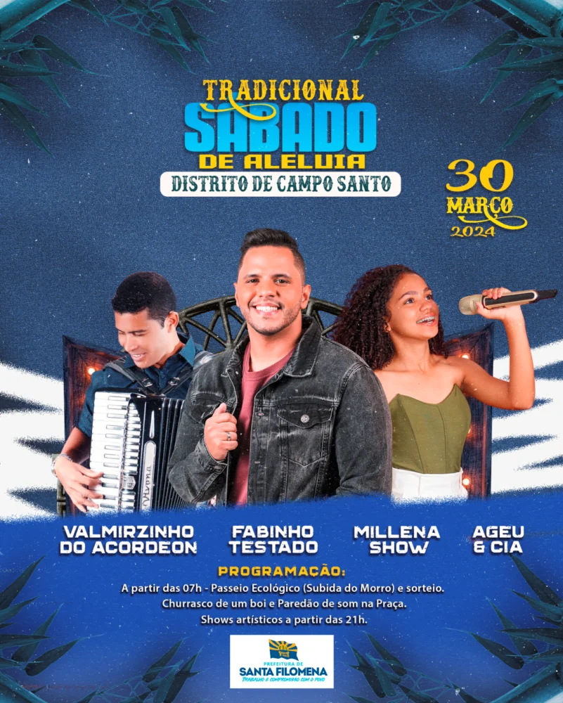 Campo Santo: Preparem os corações, pois o melhor Sábado de Aleluia do Araripe está chegando! 2 Campo Santo: Preparem os corações, pois o melhor Sábado de Aleluia do Araripe está chegando!