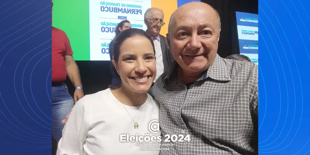 Favorito nas eleições de outubro em Santa Filomena, Gildevan Melo conta com apoio da governadora Raquel Lyra; vídeo 2 Gildevan e Raquel Lyra