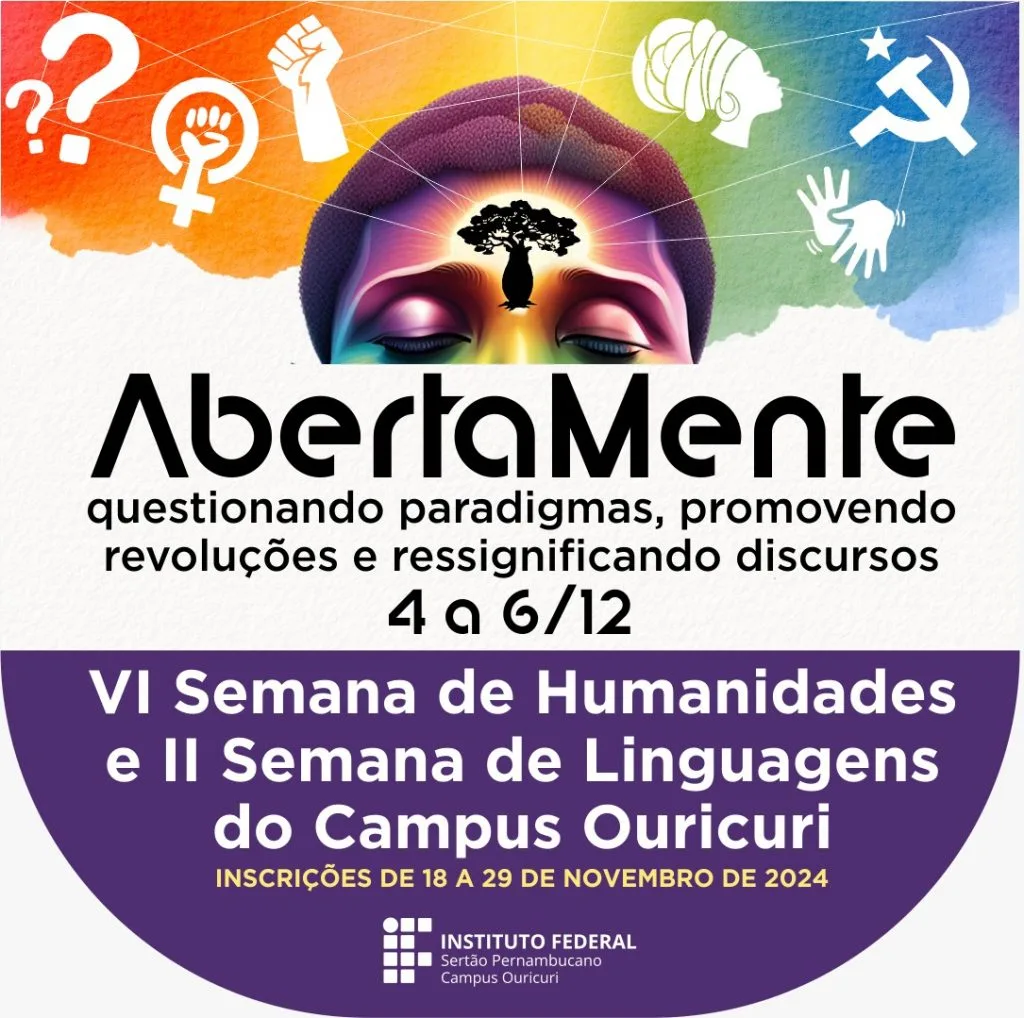 Campus Ouricuri abre inscrições para VI Semana de Humanidades e II Semana de Linguagens