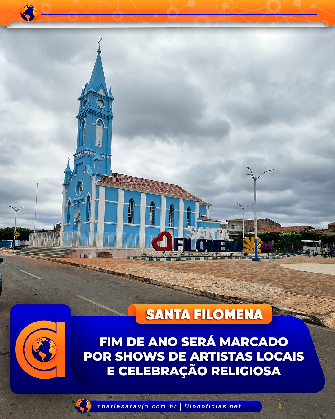 Fim de ano em Santa Filomena será marcado por apresentações de artistas locais e celebração religiosa 2 Santa Filomena Fim de Ano png