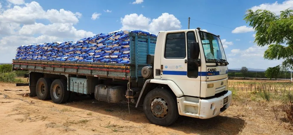 IPA inicia entrega de sementes de feijão, sorgo e milho no Sertão do Araripe