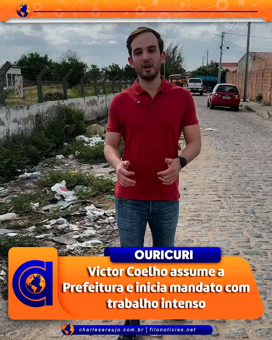 Victor Coelho assume a Prefeitura de Ouricuri e inicia mandato com trabalho intenso