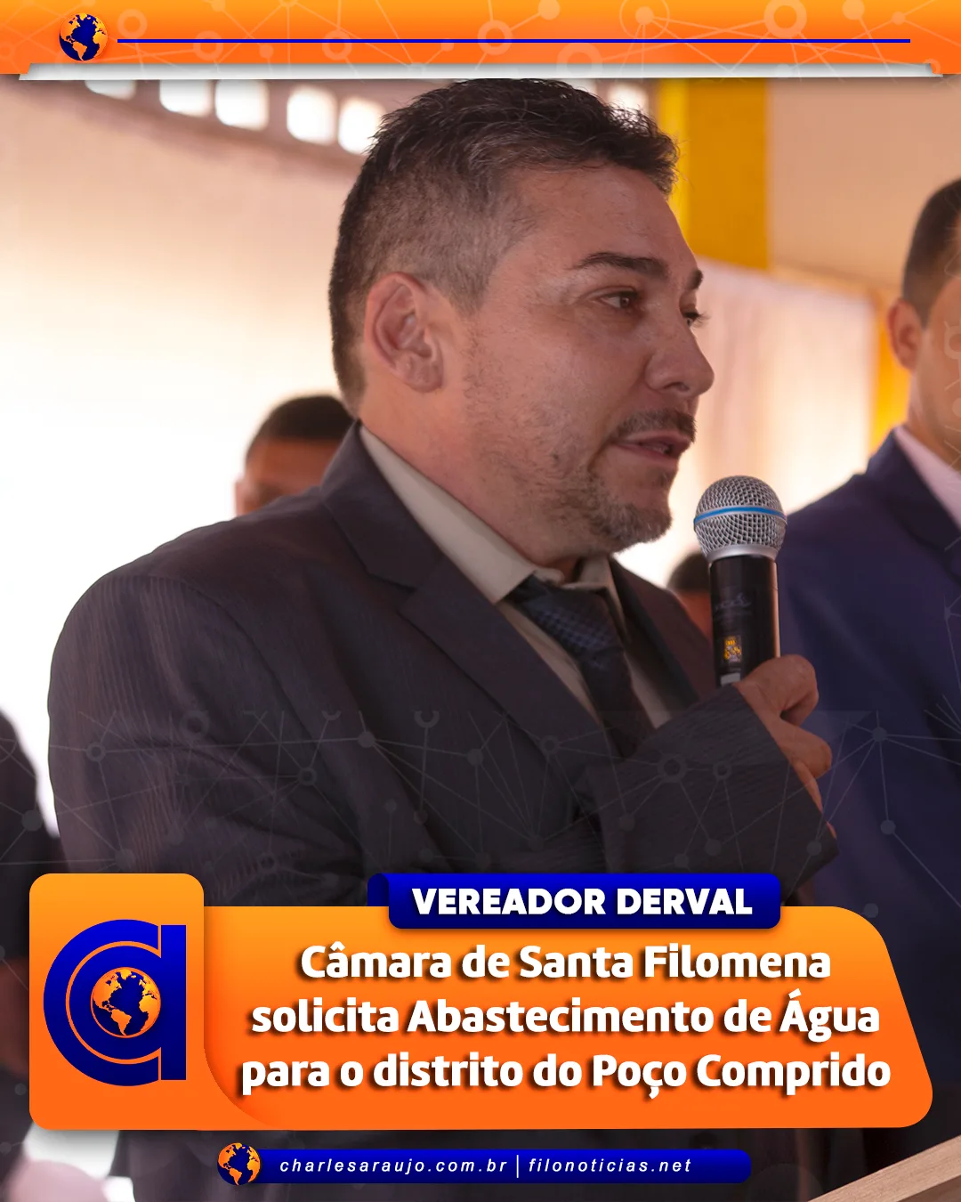 Câmara de Santa Filomena solicita Abastecimento de Água para o distrito do Poço Comprido