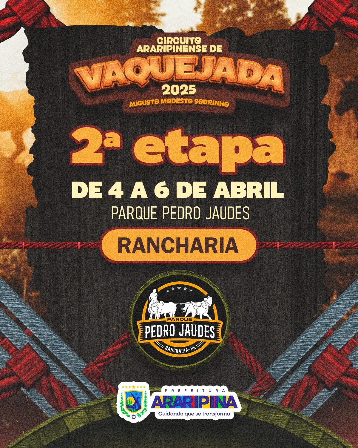 Circuito de Vaquejada Araripinense 2025: Segunda etapa acontece neste fim de semana em Rancharia