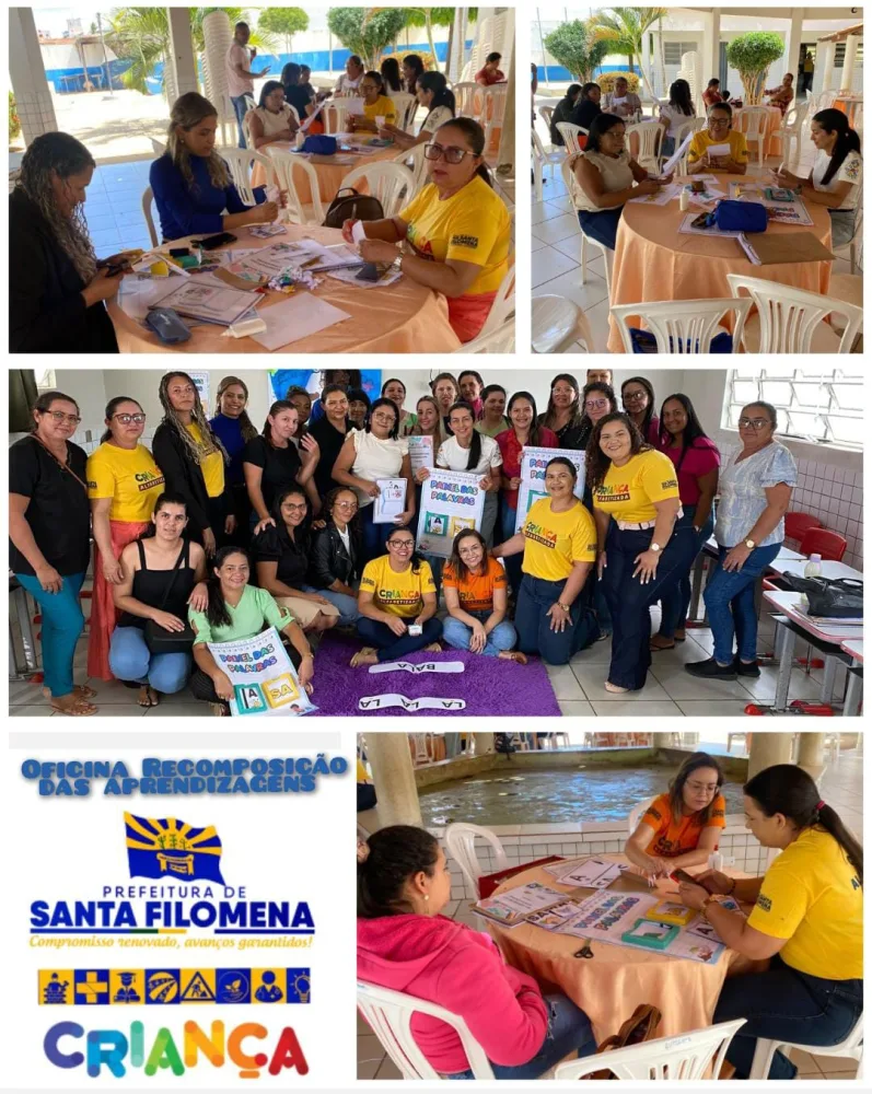 Santa Filomena realiza grande movimento de formação continuada na Educação Municipal